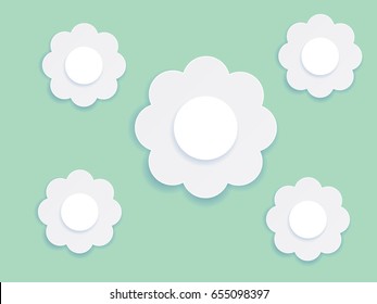 paper floral background