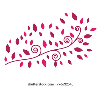 Paper floral background