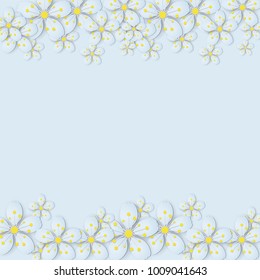Paper flower background.