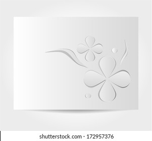 paper flower card