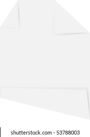 Paper With Folded Corners