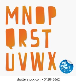Paper Font