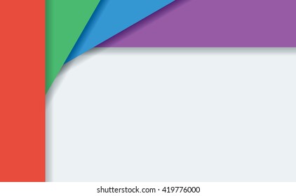 Paper frame for scrapbook