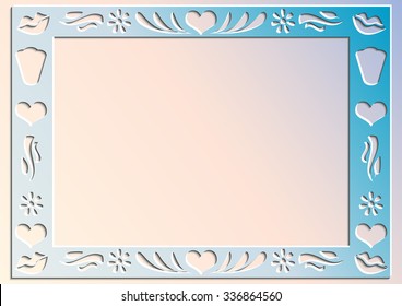 Paper Frame Valentine's Day