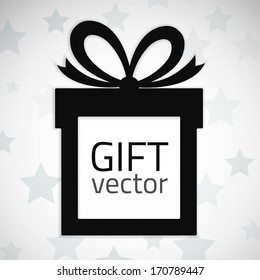 Paper gift. Vector illustration