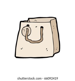 paper giftbag cartoon