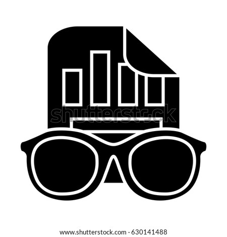 paper and glasess icon