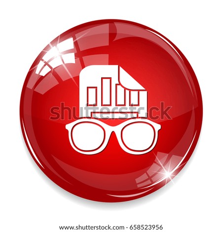 paper and glasess icon
