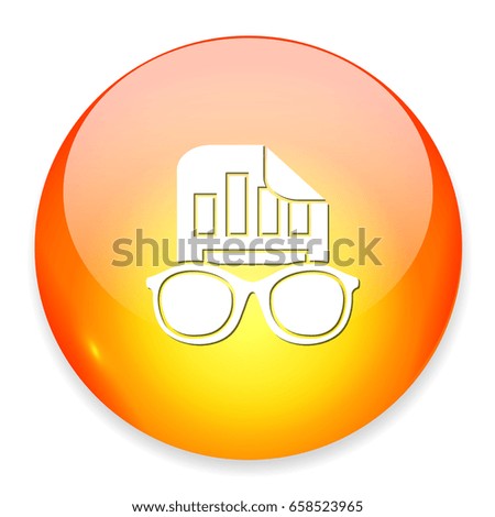 paper and glasess icon