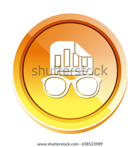 paper and glasess icon