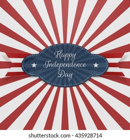 Paper Graphic Element for Independence Day