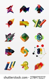Diseño web de infografía de gráficos de papel con texto de ejemplo