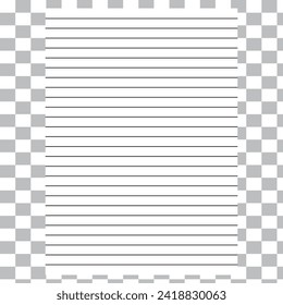 Horizontale Linien mit Papiergitter, Notebook-strukturierter Hintergrund