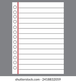 Paper grid horizontal lines school notebook texture background