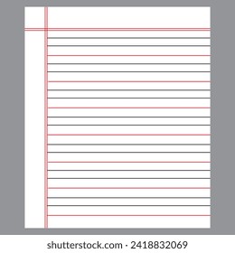 Fondo de textura del bloc de notas de la cuadrícula horizontal del papel