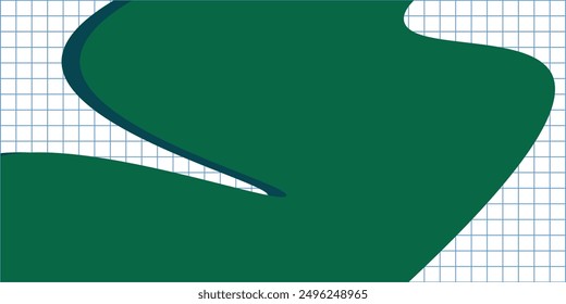Líneas de cuadrícula de papel blanco, pizarra, fondo de la escuela. Ilustración vectorial