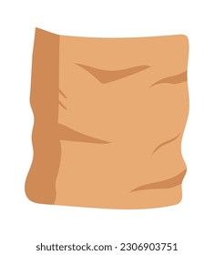 Ilustración de vectores de bolsitas de consumo de papel
