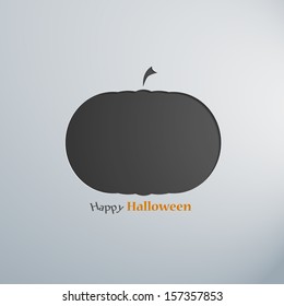 Paper halloween background. Vector illustration design