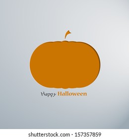 Paper halloween background. Vector illustration design