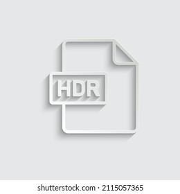 Paper Hdr Icon Vector High Dynamic Range Imaging