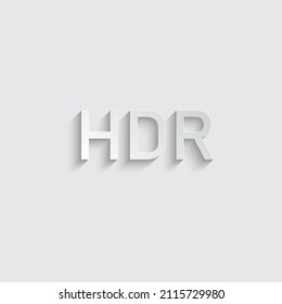 paper hdr icon vector High Dynamic Range Imaging