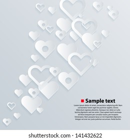 Paper Heart background