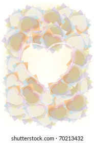 Paper Heart Border A paper heart border for that special someone on Valentines day or anytime.