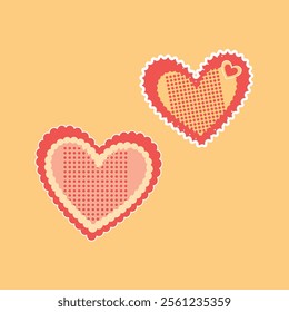 Paper Heart Design, Vector Heart Design