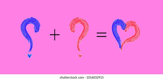 paper heart for Valentantine's day,symbol of love