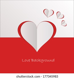 Paper heart, valerntine's