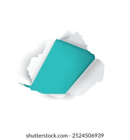 Arquivo de vetor criativo com orifício de papel