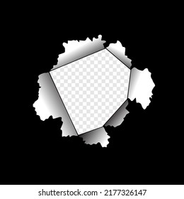 paper with hole, doodle illustration