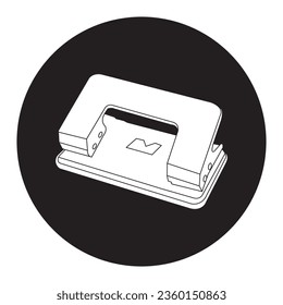 Vektordesign-Vorlage für das Lochlochsymbol