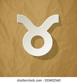 Paper HOROSCOPE SIGNS OF THE ZODIAC Taurus 21 April - 20 May.