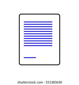 Paper icon.