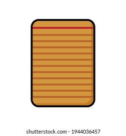 Icono de papel. Icono de línea de pila de documentos, símbolo de vector de contorno, pictograma de estilo lineal aislado. Símbolo, ilustración del logotipo. Trazo editable. Hoja de papel en línea. Caricatura de papel. Icono.