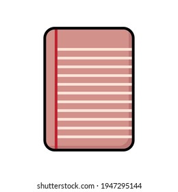 Icono de papel. Icono de línea de pila de documentos, símbolo de vector de contorno, pictograma de estilo lineal aislado. Símbolo, ilustración del logotipo. Trazo editable. Hoja de papel en línea. Caricatura de papel. Icono.