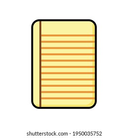 Paper icon. Paper cartoon. Icon.