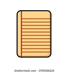 Paper icon. Paper cartoon. Icon.