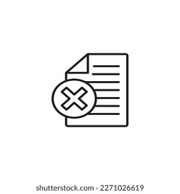 Papiersymbol mit Kreis ist schwarz-weiß