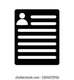 Paper icon collection in outlined or line art style, editable stroke vector