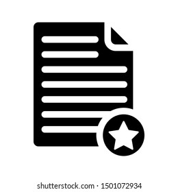 Paper icon collection in outlined or line art style, editable stroke vector