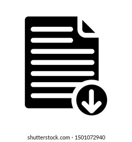 Paper icon collection in outlined or line art style, editable stroke vector