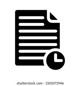 Paper icon collection in outlined or line art style, editable stroke vector