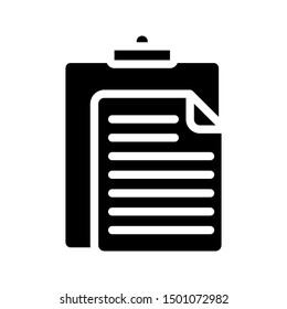 Paper icon collection in outlined or line art style, editable stroke vector