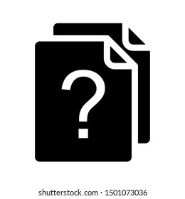Paper icon collection in outlined or line art style, editable stroke vector
