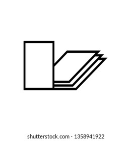 paper icon desain template
