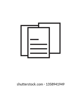 paper icon desain template
