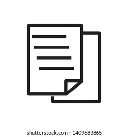 paper icon design logo template
