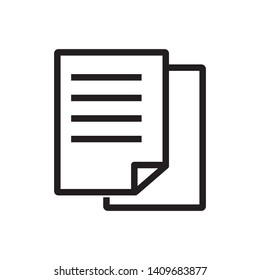 paper icon design logo template